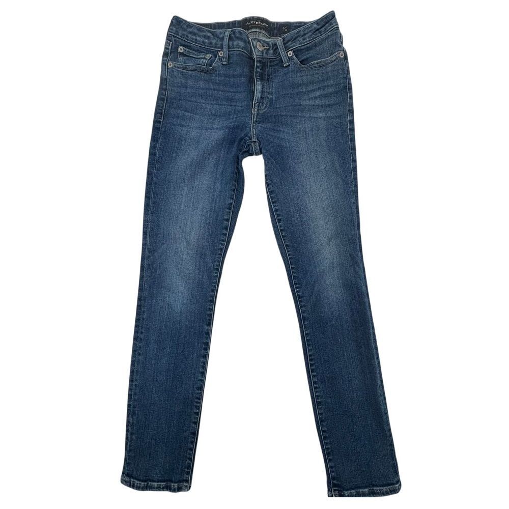 Lucky Brand Lolita Skinny Jeans Medium‎ Wash Denim Classic Fit Size 2/26